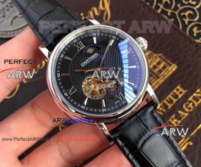 Perfect Replica Cartier Rotonde De Moon Face Watch Automatic